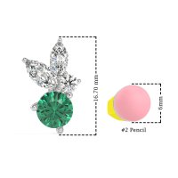 Butterfly Cluster Stud Earrings