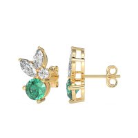 Butterfly Cluster Stud Earrings