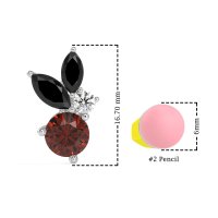 Butterfly Cluster Stud Earrings