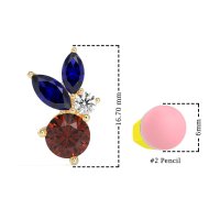 Butterfly Cluster Stud Earrings