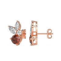 Butterfly Cluster Stud Earrings