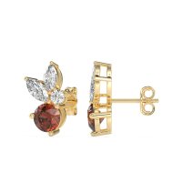 Butterfly Cluster Stud Earrings