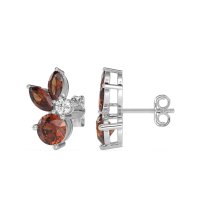 Butterfly Cluster Stud Earrings