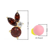Butterfly Cluster Stud Earrings