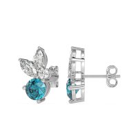 Butterfly Cluster Stud Earrings