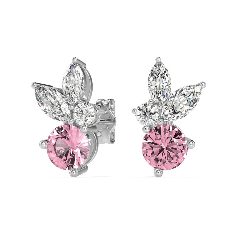 Butterfly Cluster Stud Earrings