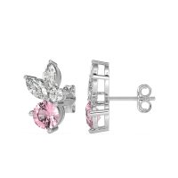 Butterfly Cluster Stud Earrings