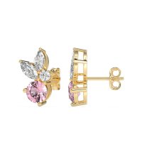 Butterfly Cluster Stud Earrings
