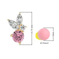 Butterfly Cluster Stud Earrings