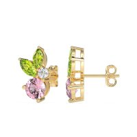 Butterfly Cluster Stud Earrings