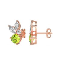 Butterfly Cluster Stud Earrings