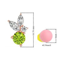 Butterfly Cluster Stud Earrings