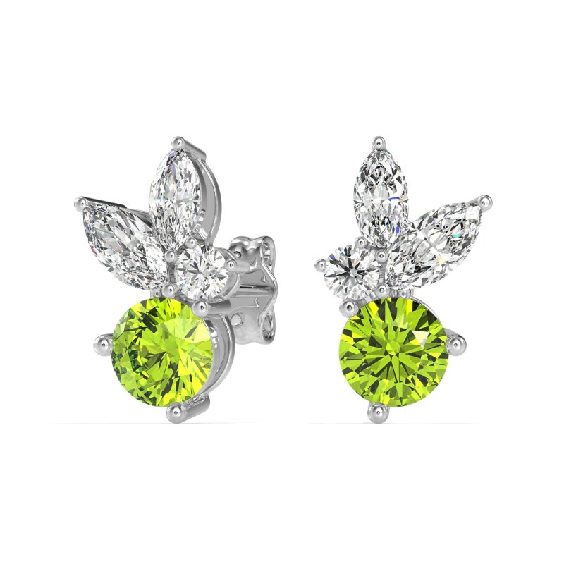 Butterfly Cluster Stud Earrings