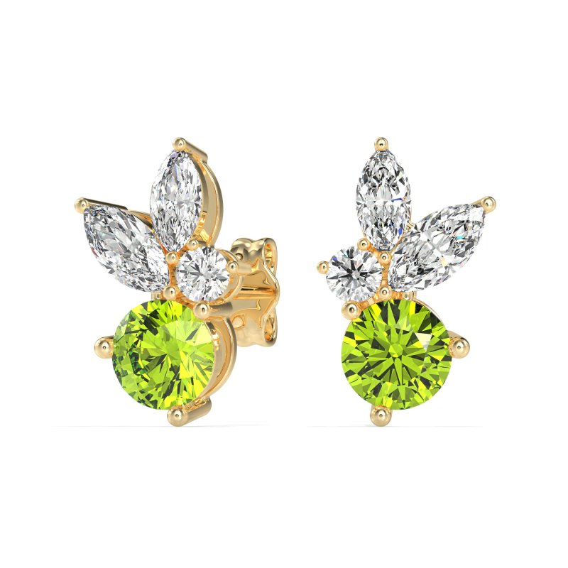 Butterfly Cluster Stud Earrings