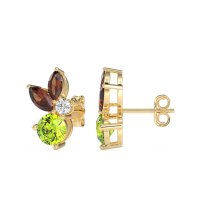 Butterfly Cluster Stud Earrings