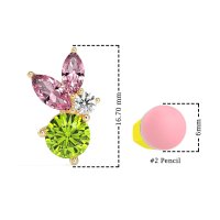 Butterfly Cluster Stud Earrings