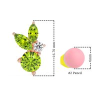 Butterfly Cluster Stud Earrings