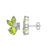 Butterfly Cluster Stud Earrings