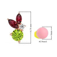 Butterfly Cluster Stud Earrings