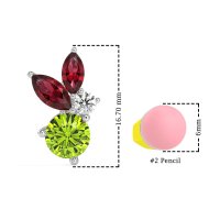 Butterfly Cluster Stud Earrings