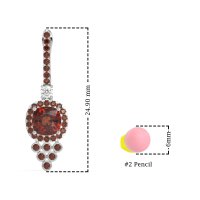 Art-Deco Dangling Halo Earrings