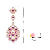 Vintage Bridal Chandelier Earrings