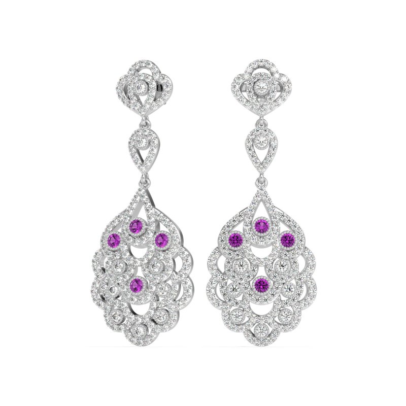Vintage Bridal Chandelier Earrings