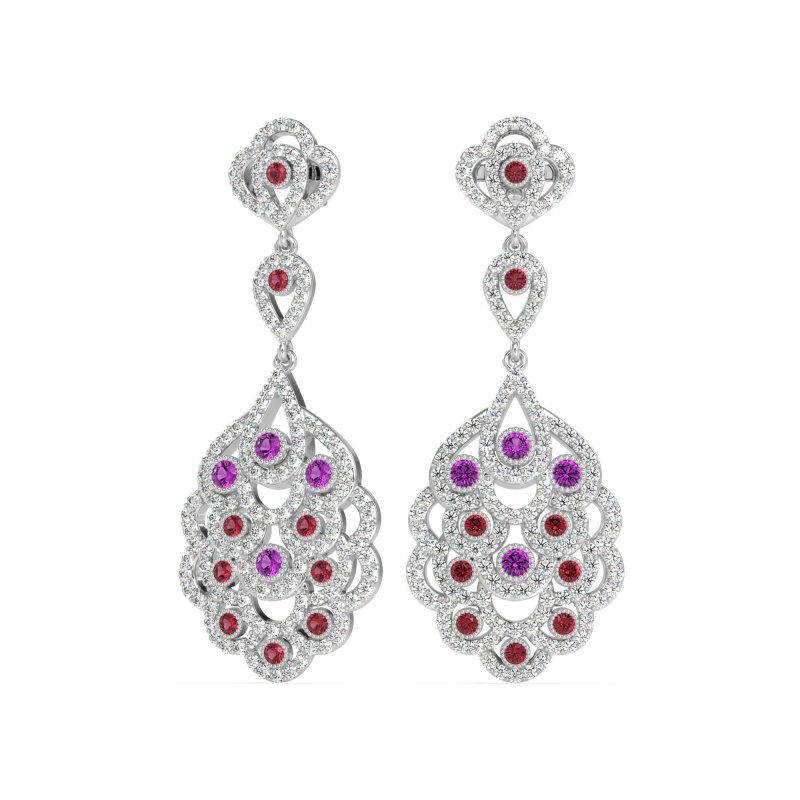 Vintage Bridal Chandelier Earrings