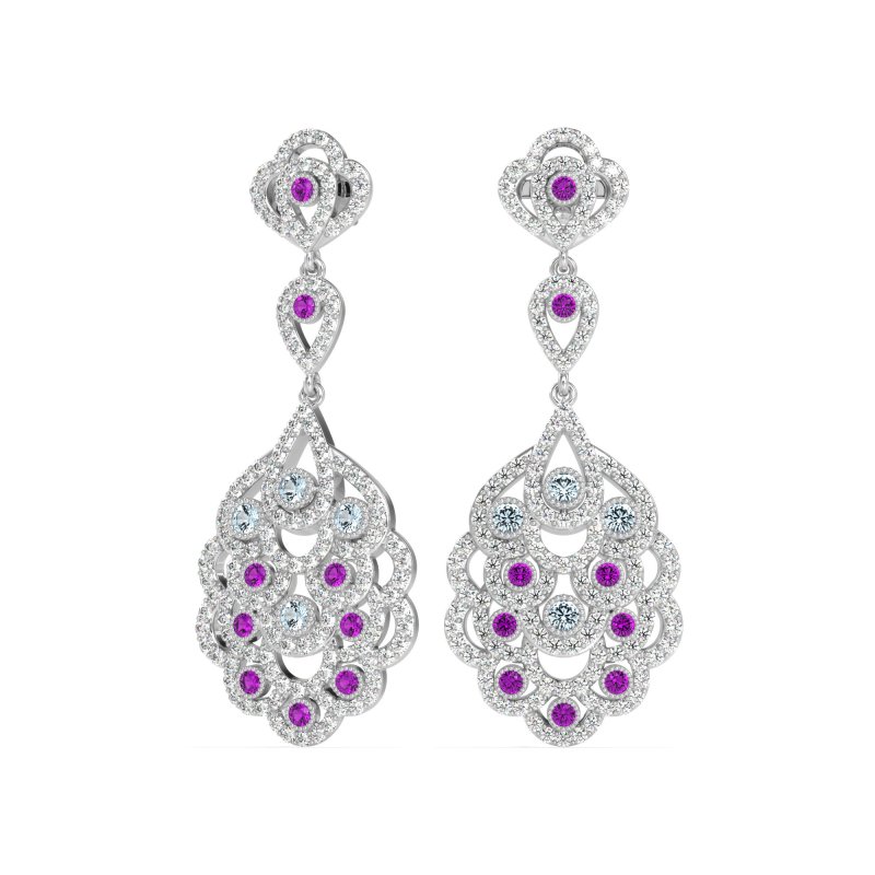 Vintage Bridal Chandelier Earrings