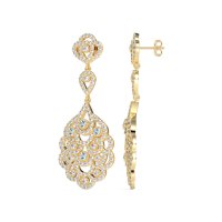 Vintage Bridal Chandelier Earrings