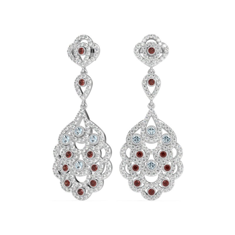 Vintage Bridal Chandelier Earrings