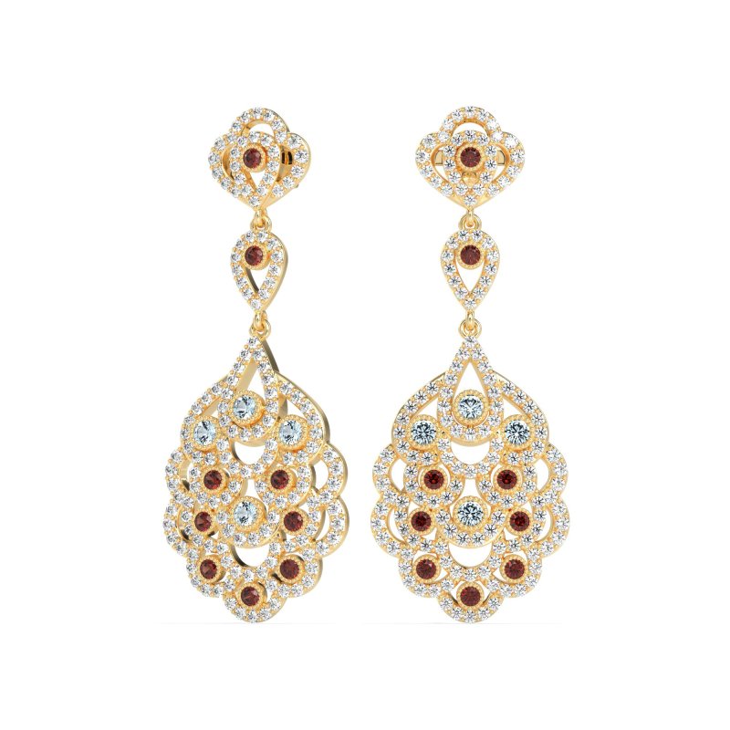 Vintage Bridal Chandelier Earrings
