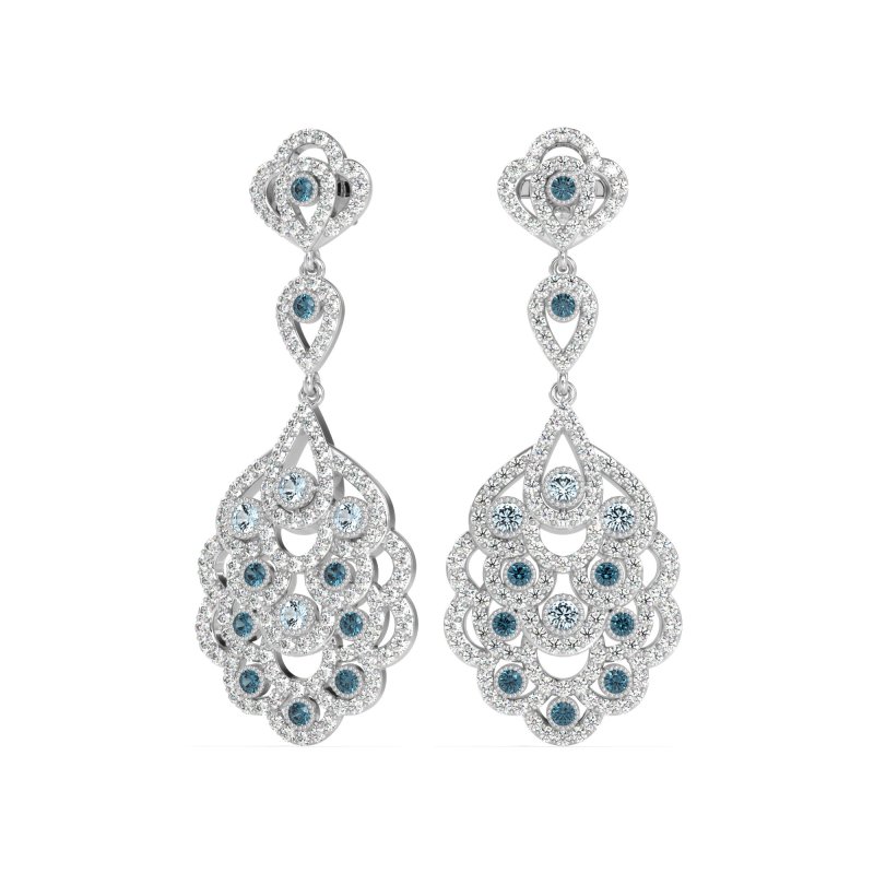 Vintage Bridal Chandelier Earrings