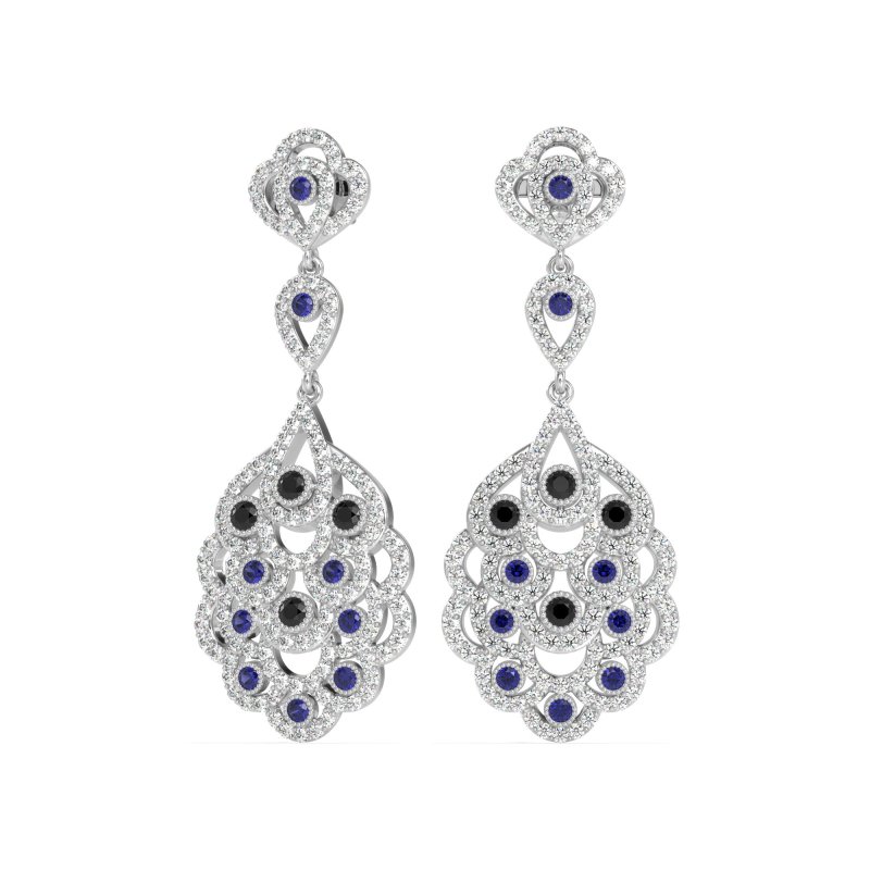 Vintage Bridal Chandelier Earrings