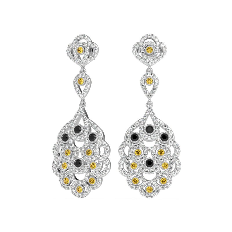Vintage Bridal Chandelier Earrings