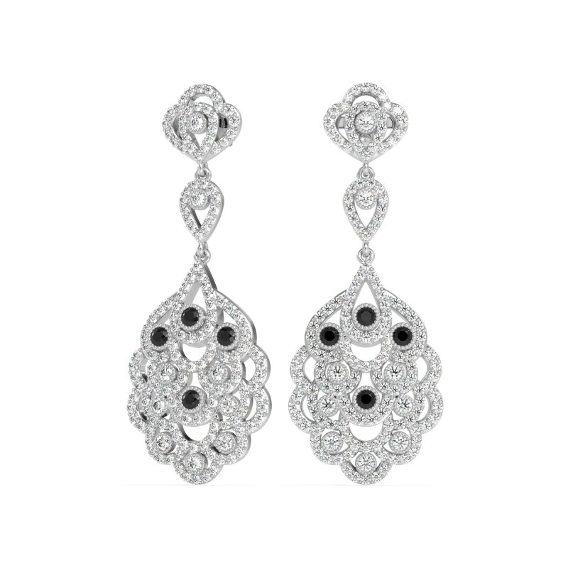 Vintage Bridal Chandelier Earrings