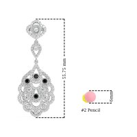 Vintage Bridal Chandelier Earrings