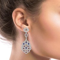 Vintage Bridal Chandelier Earrings