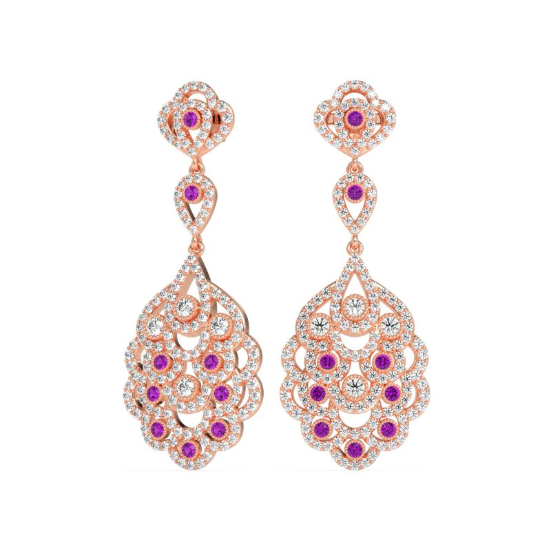 Vintage Bridal Chandelier Earrings