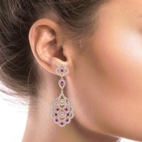 Vintage Bridal Chandelier Earrings