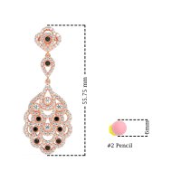 Vintage Bridal Chandelier Earrings