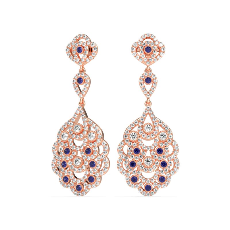 Vintage Bridal Chandelier Earrings