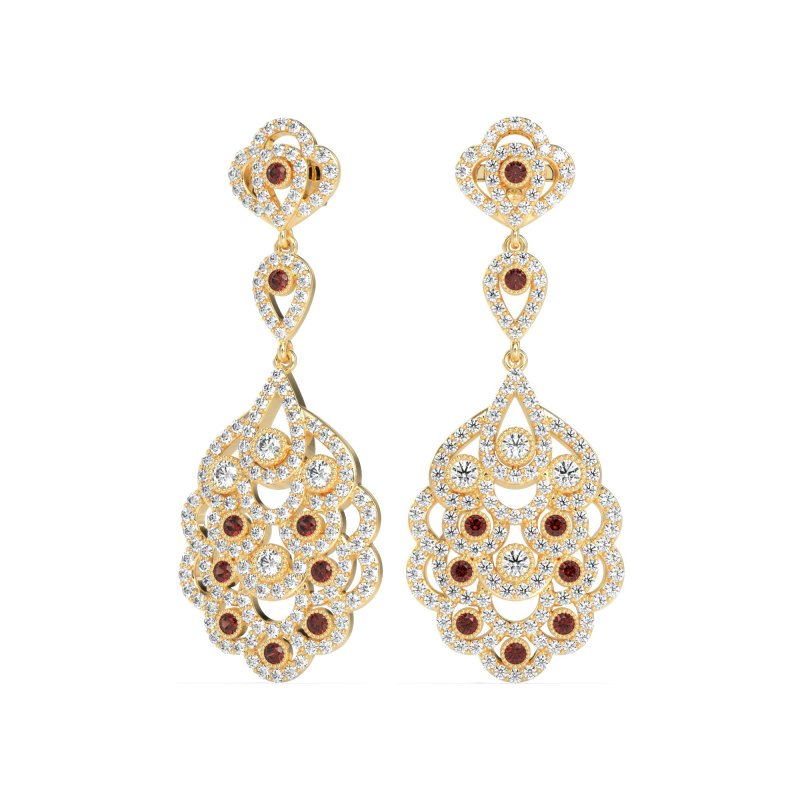 Vintage Bridal Chandelier Earrings
