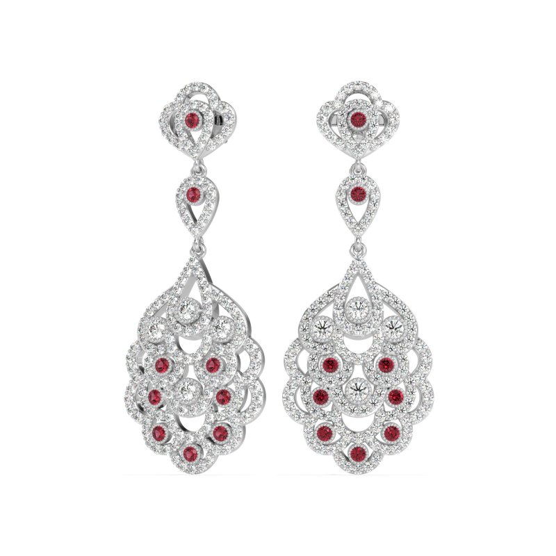 Vintage Bridal Chandelier Earrings
