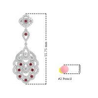 Vintage Bridal Chandelier Earrings