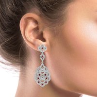 Vintage Bridal Chandelier Earrings