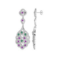 Vintage Bridal Chandelier Earrings