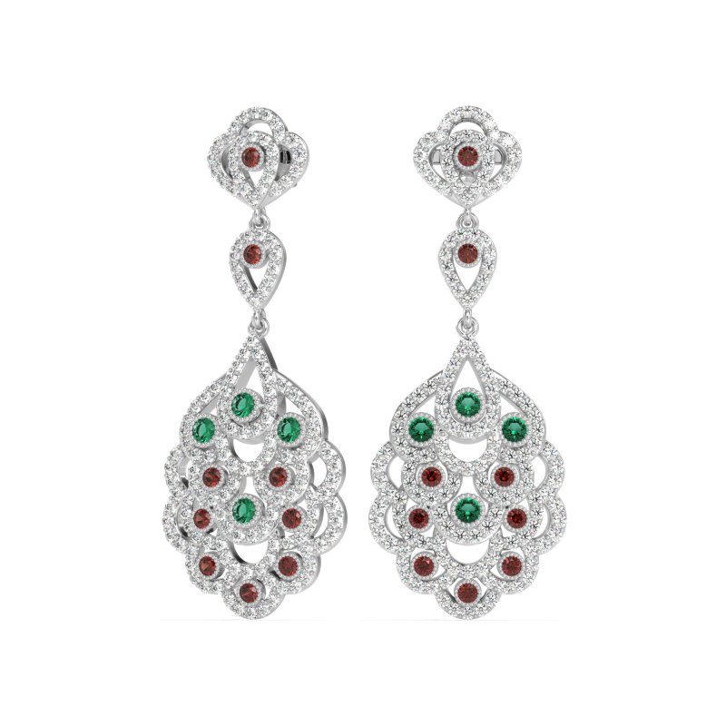 Vintage Bridal Chandelier Earrings