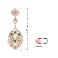 Vintage Bridal Chandelier Earrings