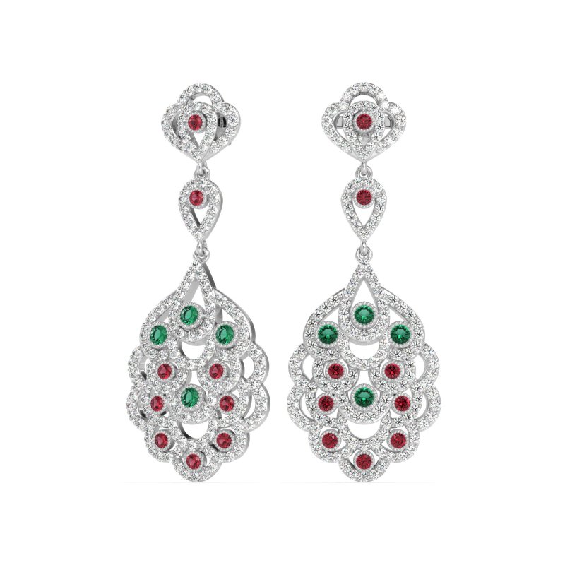 Vintage Bridal Chandelier Earrings
